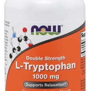 Now Foods - NOW L-Tryptophan 1000 mg 60 tab - Ekovital