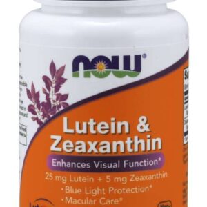 Now Foods - NOW Lutein & Zeaxanthine 60 kapslar - Ekovital