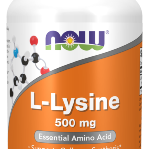 Now Foods - Lysine 500 mg 100 vcaps - Ekovital