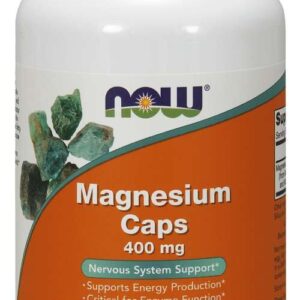 Now Foods - Magnesium 400 mg 180 kapslar - Ekovital