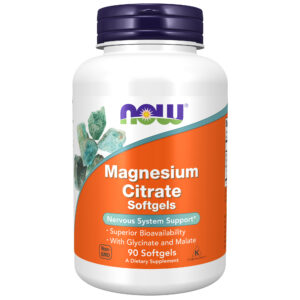 Now Foods - Magnesium Citrate 134 mg 90 softgels - Ekovital