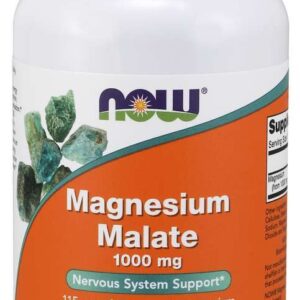Now Foods - NOW Magnesium Malate 1000 mg 180 tabletter - Ekovital