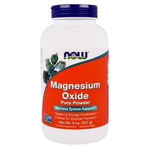 Now Foods - NOW Magnesium Oxide 227g - Ekovital