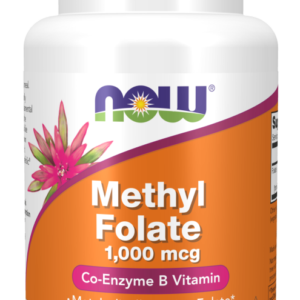 Now Foods - Methyl Folate 1000 mcg 90 tabs - Ekovital