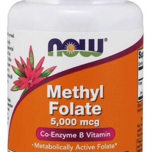 Now Foods - NOW Methyl Folate 5000 mcg 50 vegkap - Ekovital