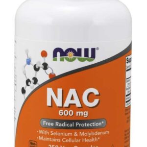 Now Foods - NOW NAC 600 mg 250 vegkapslar - Ekovital