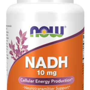 Now Foods - NADH 10 mg + 200 mg Ribose 60 vcaps - Ekovital