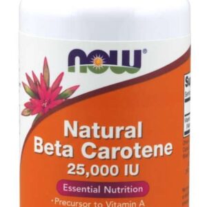 Now Foods - Natural Beta Carotene 25000 IU 90 kapslar - Ekovital