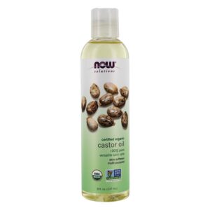 Now Foods - Organic Castor oil 237ml - Ekovital