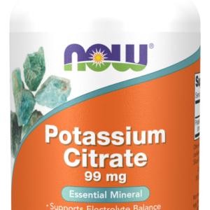 Now Foods - Potassium (Kalium) Citrate 180 vegcaps - Ekovital