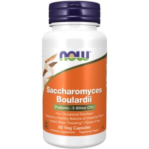 Now Foods - NOW Saccharomyces Boulardii 60 vegkapslar - Ekovital