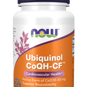 Now Foods - NOW Ubiquinol CoQH-CF™ 60 Softgels - Ekovital