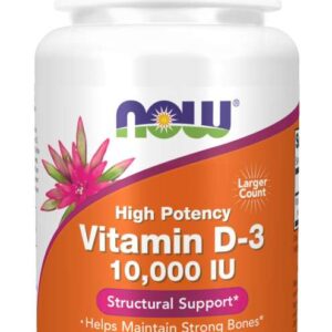 Now Foods - NOW Vitamin D-3 10 000 240 IU Softgels - Ekovital