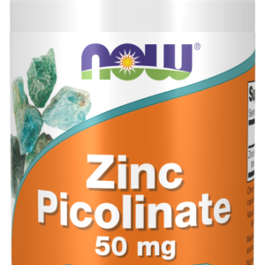 Now Foods - Zinc Picolinate 50 mg 120 vegcaps - Ekovital