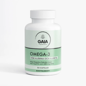 Gaia Supplements - Omega-3 Fiskolja 60 Kapslar - Ekovital