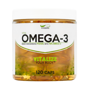 Viterna - Viterna Omega 3 - Högkoncentrerad (70%) 120 kapslar - Ekovital