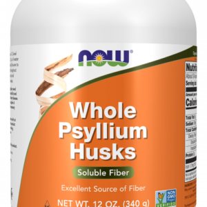 Now Foods - Psyllium Husks Whole 340g - Ekovital