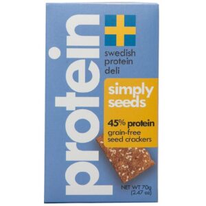 Swedish Protein deli - Swedish Protein Deli Proteinkex Simply seeds 70 g - Ekovital