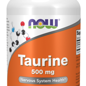 Now Foods - Taurine 500 mg 100 caps - Ekovital