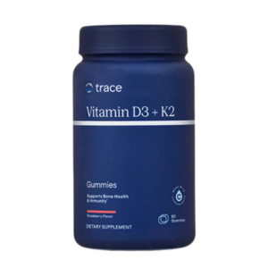Trace Minerals - Vitamin D3 + K2 Gummies Strawberry 60st - Ekovital