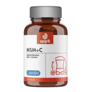 Upgrit - Upgrit MSM + C 180 kapslar - Ekovital