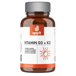 Upgrit - Upgrit Vitamin D3 + K2 90 kapslar | Bäst i test 2026! - Ekovital