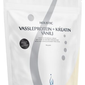 Holistic - Vassleprotein + Kreatin vanilj 750 g - Ekovital