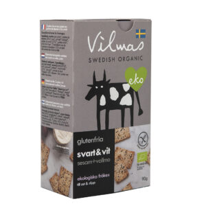 Vilmas Swedish Organic - Vilmas Svart & Vit Kex EKO 90 g - Ekovital