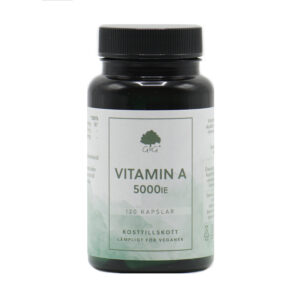 G&G Vitamins - G&G Vitamin A 5000iu 120 Kapslar - Ekovital