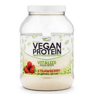Viterna - Viterna Vegan Protein - Strawberry 900 g - Ekovital