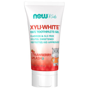 Now Foods - NOW XyliWhite™ Strawberry Splash Tandkräm Gel för barn - Ekovital
