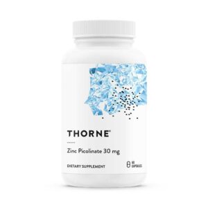 Thorne - Zinc Picolinate 30 mg utan NSF 60 kap - Ekovital